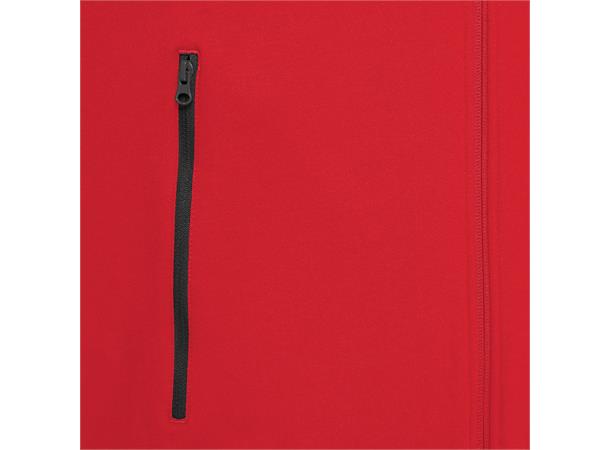 Cello Full Zip Hooded Sweatshirt RED S Hettejakke i børstet fleece - Unisex 