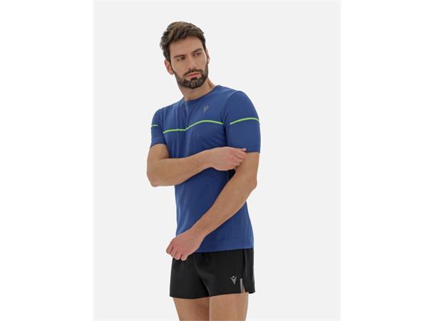 Run Chinook  T-shirt NAV/YEL S Teknisk løpe t-skjorte 