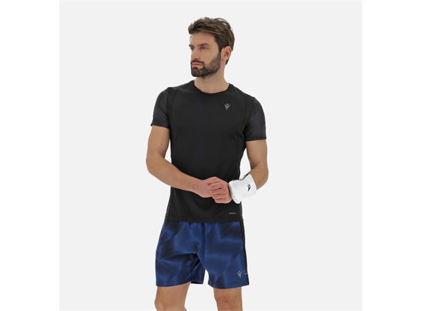 Run Zephiro Sean BLK S Sømløs løpe t-skjorte til herre 