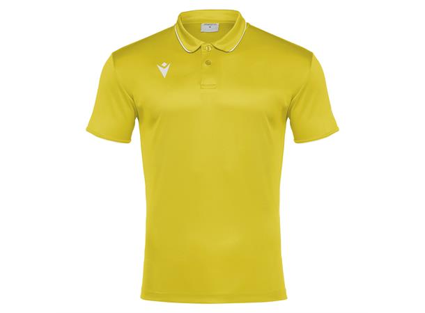 Draco Hero Polo YEL 3XS Poloskjorte i elastisk stoff 