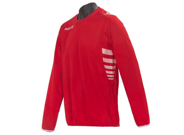 Macron Custom Felpa Genser RED XXS Treningsgenser med fine detaljer 