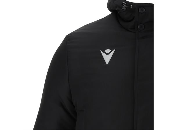 Turvey Long Bench Jacket BLK M Coachjakke - ekstra lang 