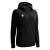 Drum Hooded Womens Jacket BLK XS Fritidsjakke i børstet fleece til dame 