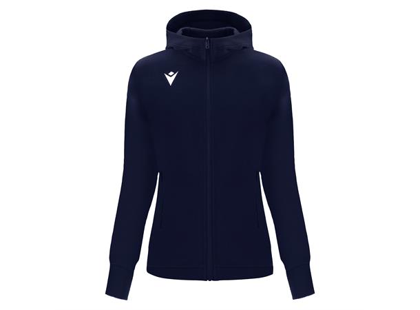 Drum Hooded Womens Jacket NAV XS Fritidsjakke i børstet fleece til dame 