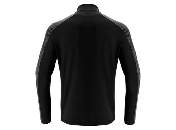 Naryn 1/4 Zip  Top BLK L Teknisk treningsgenser - Unisex 