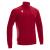 Beat Full Zip Sweathshirt RED M Fritidsjakke i børstet fleece - Unisex 