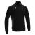 Beat Full Zip Sweathshirt BLK M Fritidsjakke i børstet fleece - Unisex 