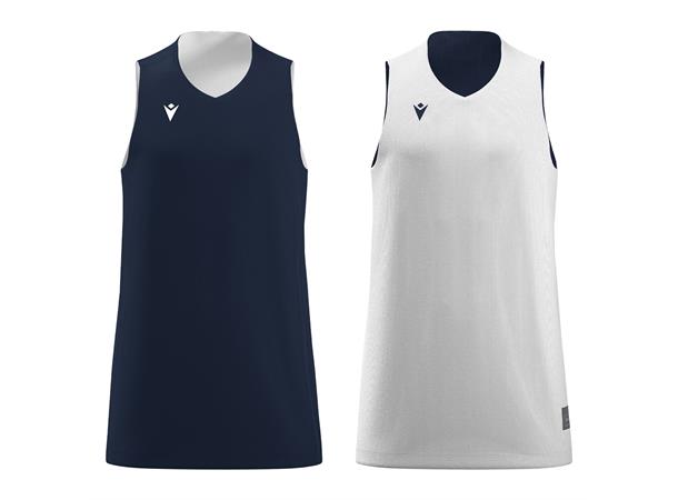 Idaho Reversible Shirt NAV/WHT 3XL Vendbar teknisk basketdrakt - Unisex 