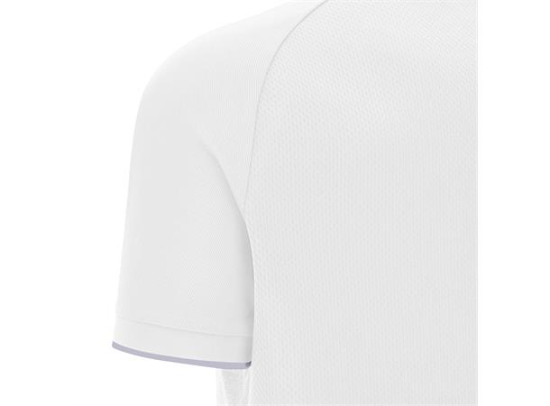 Aulos Polo WHT/SLV S Teknisk poloskjorte - Unisex 