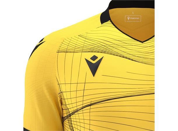 Wyvern Eco Match Day Shirt YEL/BLK L Teknisk drakt i ECO-tekstil - Unisex 