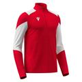 Izel Training 1/4 Zip Top RED/WHT S Teknisk treningsgenser - Unisex