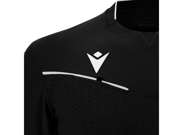 Ponnet Eco Referee Shirt SS BLK S Teknisk dommerdrakt - Unisex 