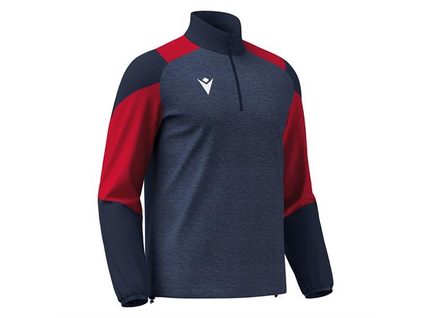 Cuzco Training 1/4 Zip Top NAV/RED L Teknisk treningsgenser - Unisex 