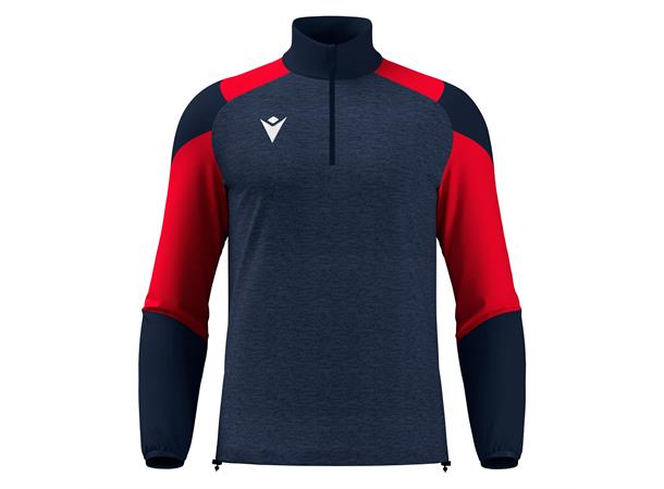 Cuzco Training 1/4 Zip Top NAV/RED L Teknisk treningsgenser - Unisex 