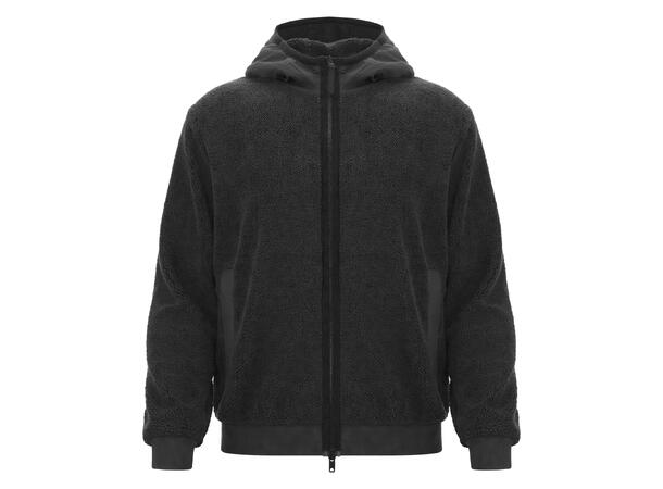Sapporo Icon full zip teddy BLK XL Fullzip Fleecejakke - Unisex 