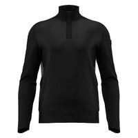 Lunaris 1/4 Zip Sweatshirt BLK S En allsidig genser